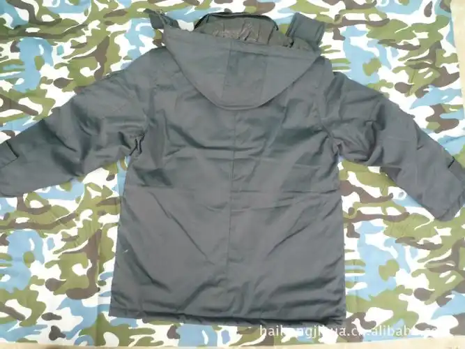 海军新式藏青带帽棉大衣,海军大衣,棉大衣-「制服,工作服」-马可波罗