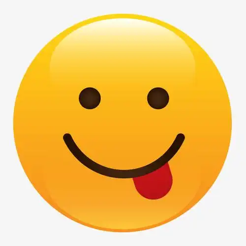 吐舌头表情卡通插画