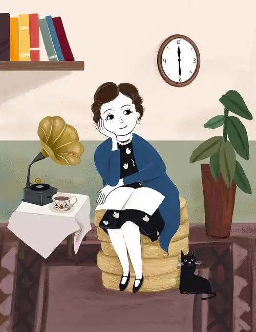 知性优雅|插画|绘本|大米团子 - 原创作品 - 站酷 (zcool)