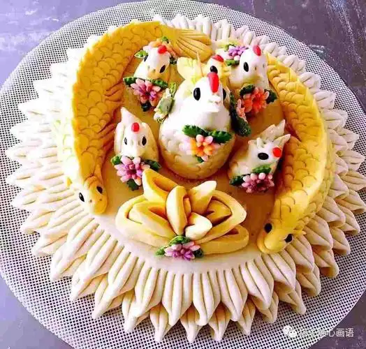 胶东的花饽饽漂亮的啥不得吃