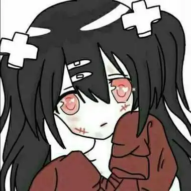 黑暗丧风格女头像动漫恐怖少女
