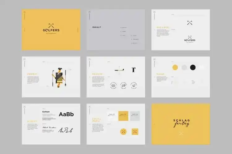 作品集整体排版