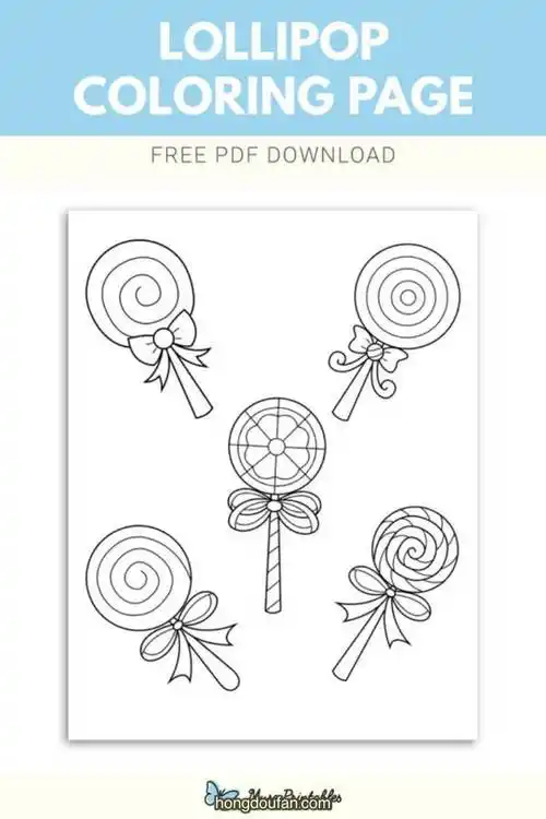 100种糖果棒棒糖棉花糖汽水糖跳跳糖巧克力豆豆糖简笔画大全