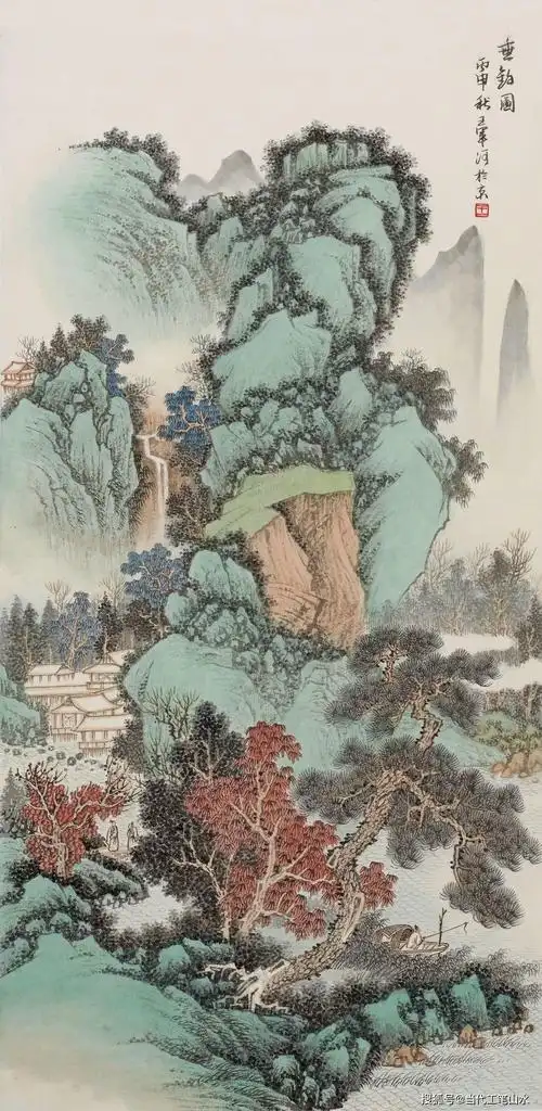 青绿山水究竟怎么画