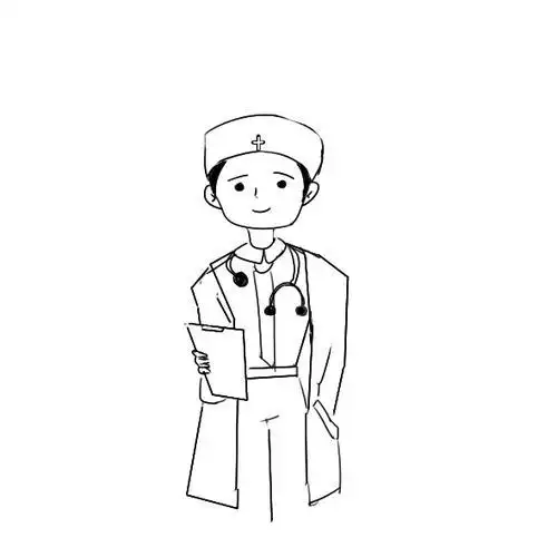 最受尊敬的人简笔画医生