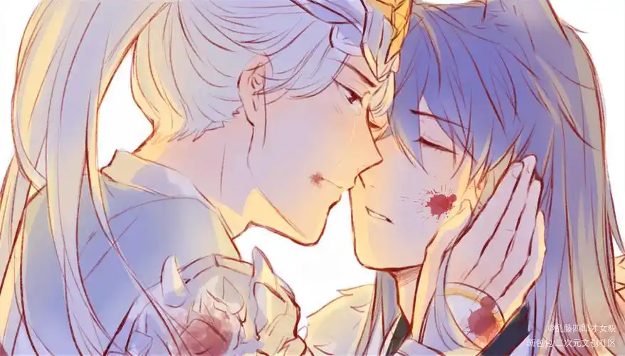 王者荣耀信白韩信李白平涂日系手书求配文我要上首推头像同人原创