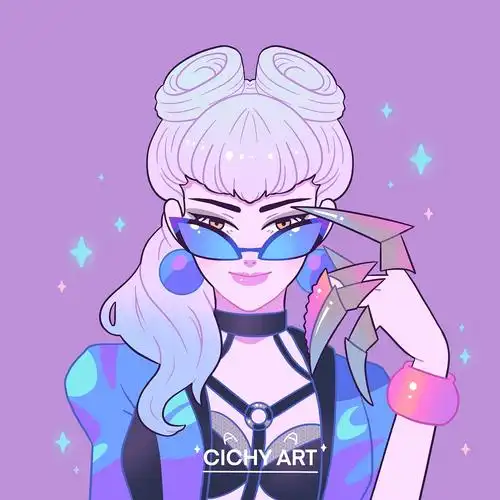 kda女团头像|插画|新锐潮流插画|cichy - 原创作品 - 站酷 (zcool)