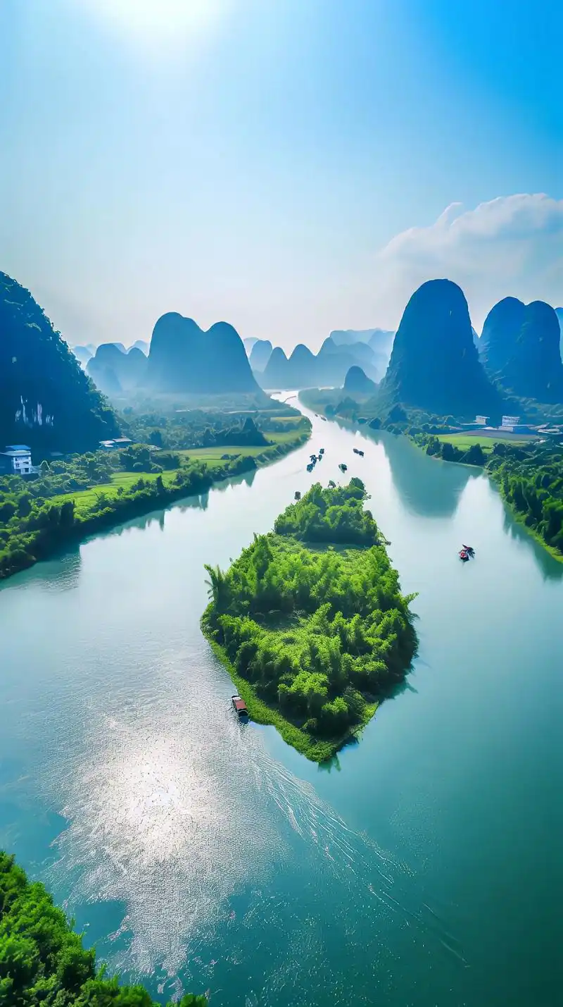 桂林山水甲天下,绝妙漓江秋泛图,如果你也喜欢山水风景,可以看看我