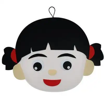 无纺布动手拼图认识类亲子变脸人物美工卡通画五官换表y情包玩教