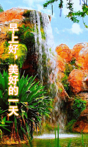 2020秋天早上好动画表情图片漂亮清晨早安动态表情问候图片精选