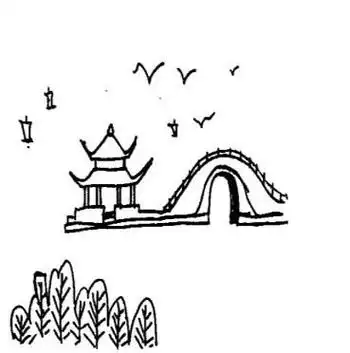 湖简笔画湖简笔画图片