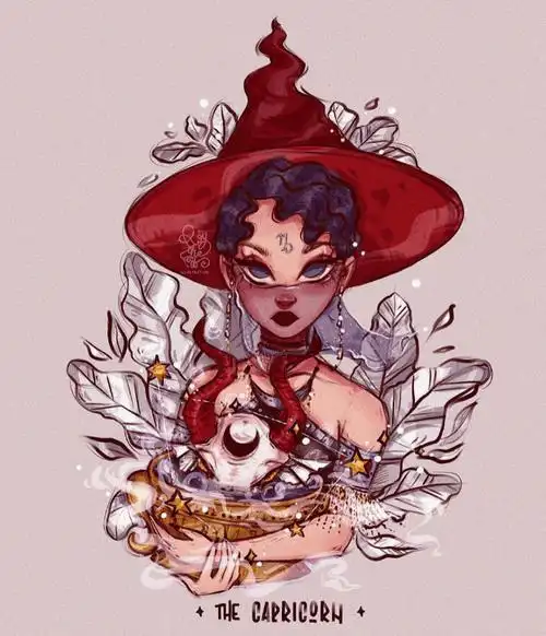 精彩手绘推荐暗夜百变女巫