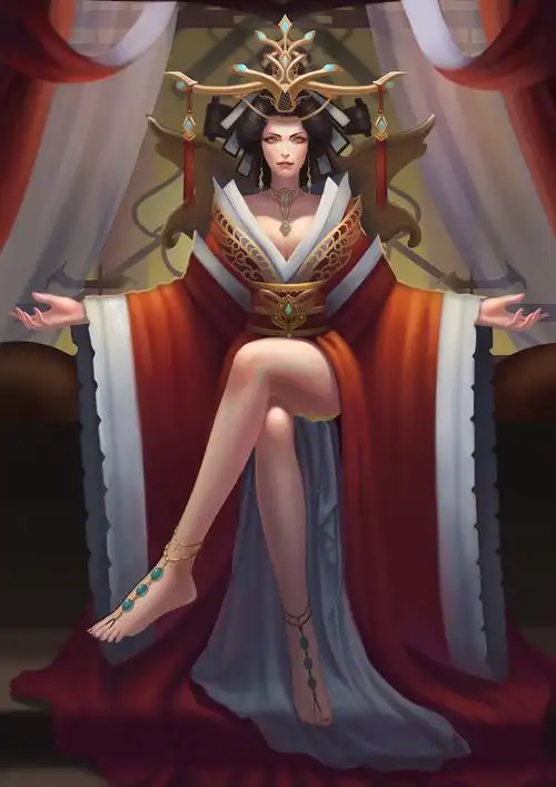 女王|插画|商业插画|殷十卌_原创作品-站酷zcool