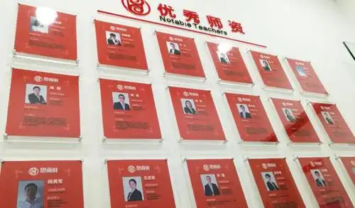 优秀师资展示墙