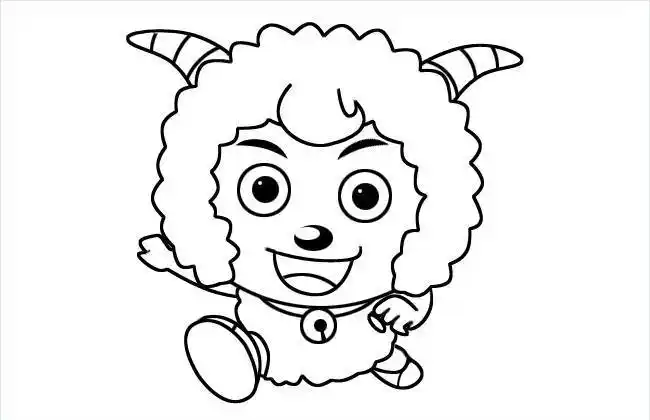 喜洋洋简笔画喜羊羊简笔画图片大全