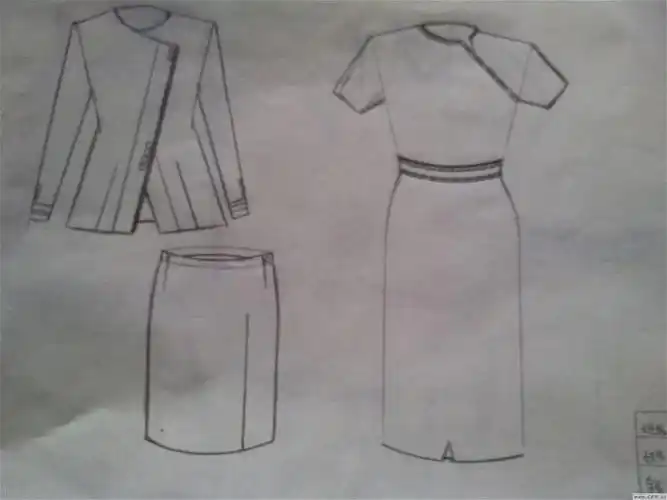 款式图-女装设计-服装设计