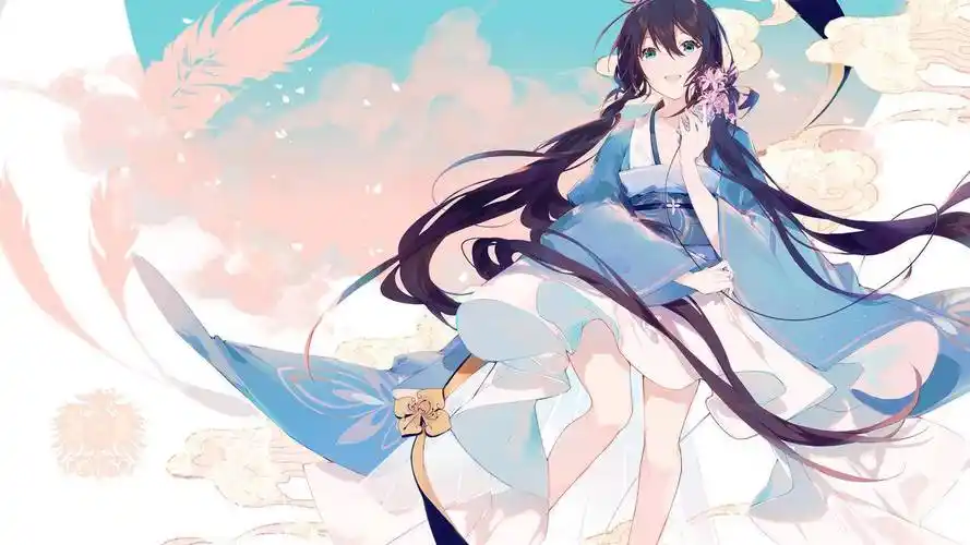 中国风 女孩 服装 裙子 4k高清动漫壁纸