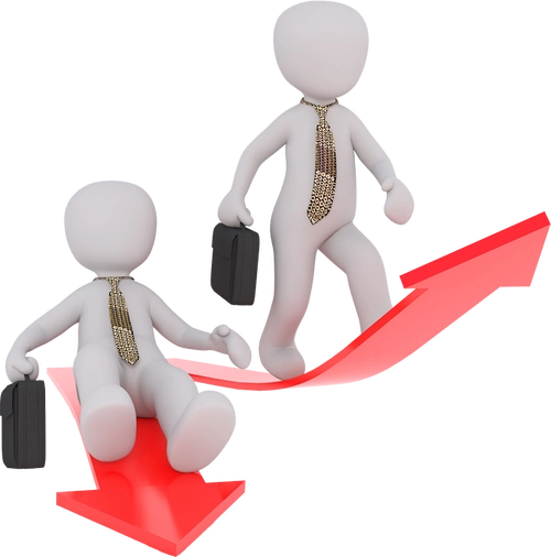 3d小白人与箭头高清免抠图(6张),ppt素材 - 51ppt模板网