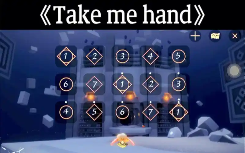 take me hand | 光遇琴谱(简单易学版)