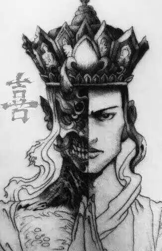 一半简笔画善恶一念之间简笔画佛相简笔画简笔画大肚弥勒佛佛和尚师傅