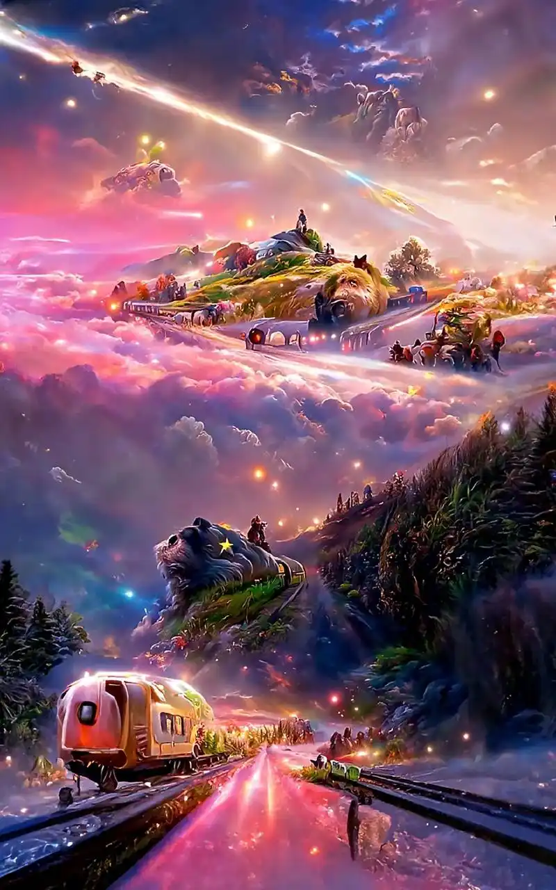 狗熊岭  原来漫画里的狗熊岭过年场景这样的漂亮,现实版的狗 - 抖音