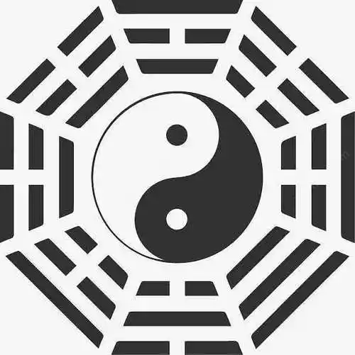 八卦图矢量图图标