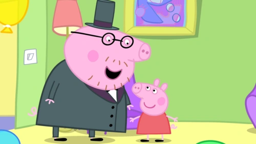 小猪佩奇要和猪爸爸一起表演魔术了
