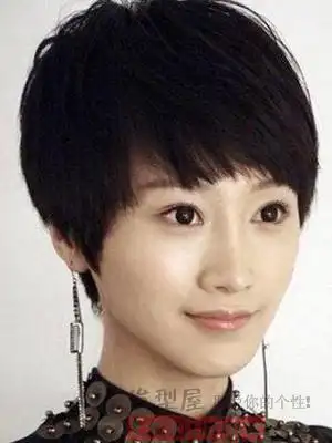 女士短发精选|女生超短三七分发型 帅气潮流发型