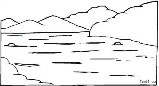 简笔画湖泊9张qq头像表白图片网