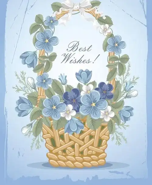 浪漫花卉卡片模板设计元素素材免费下载(图片编号:7874867)-六图网