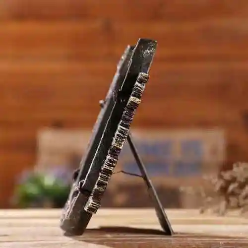 西部风格马术工艺品摆件马蹄铁相框马术创意相框八尺龙bcl768806