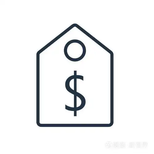 价格标签图标矢量隔离在白色背景, 价格标签透明标志插画-正版商用