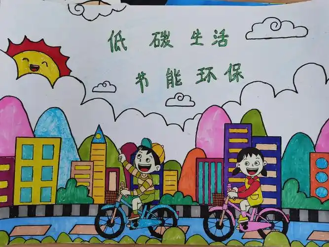 其它 2020年城南学校低碳生活绘画作品获奖作品 写美篇一等奖 二等奖