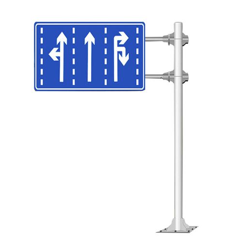 厂家直发道路交通标志牌杆 f型t型铝合金板反光标志牌指路指示牌