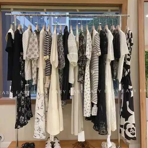 拉夏贝尔夏季新款韩版雪纺碎花连衣裙深圳南油裙子女装批发货源