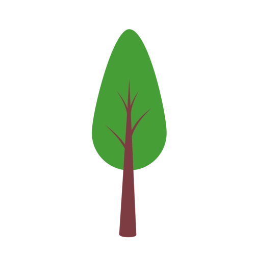 绿色卡通树木图片