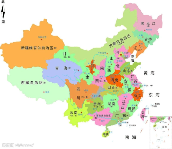 1.  行政地图