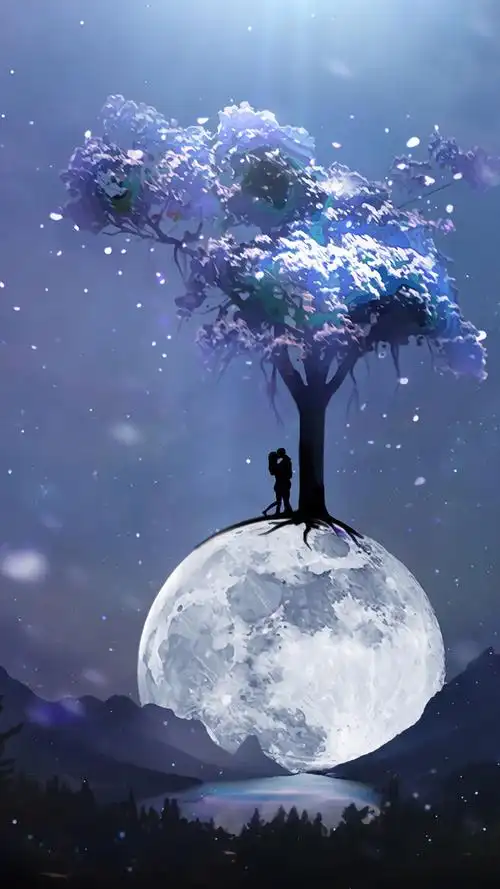 竖屏笔记手机壁纸唯美手绘插画