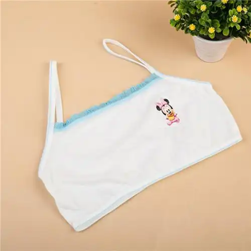 2件儿童抹胸小女孩女童发育学生混色内衣背心发育内衣