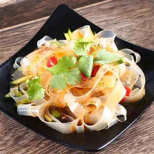 阜阳特产水晶粉皮凉皮拉皮散装凉拌菜食材凉菜干货大全泡发5斤装