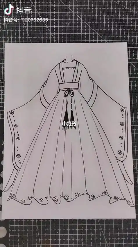 怎么画古装裙子 怎么画古装裙子又简单又漂亮_牛求艺网