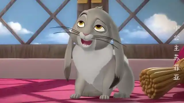 小公主苏菲亚.s01e21.面包师国王.小兔子抬着头为什么不开心?