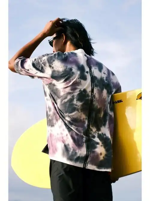 chillhang22s手工扎染夏季短袖t恤