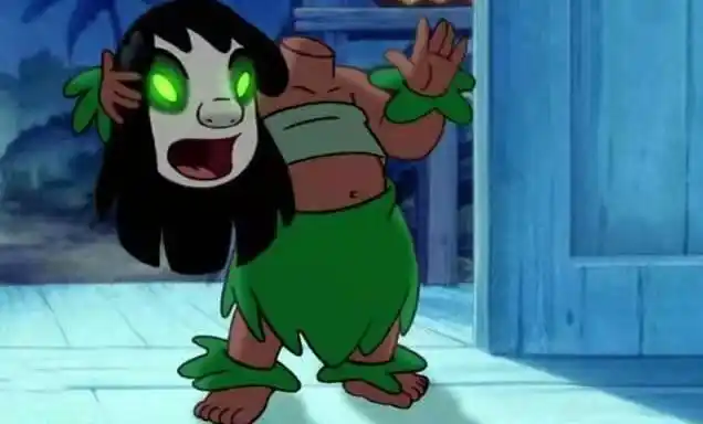 星际宝贝:莉萝命悬一线,史迪奇为救莉萝成功克服内心恐惧