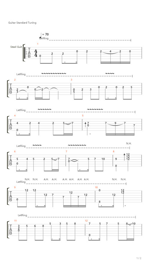 左手指月(指弹泛音版)