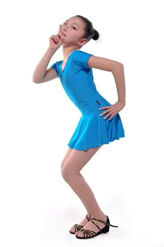 夏季热卖女童舞蹈练功服新款童装 儿童拉丁舞服 宝宝跳舞服装特价