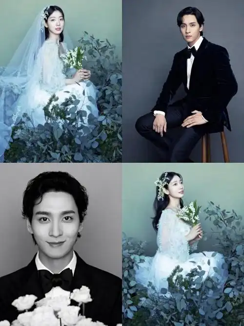 朴信惠分享高清婚纱照被崔泰俊宠溺摸头夫妻四目相对幸福洋溢