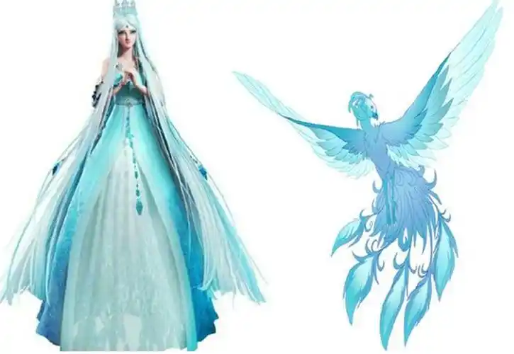 叶罗丽精灵梦罗丽和孔雀冰公主的简笔画