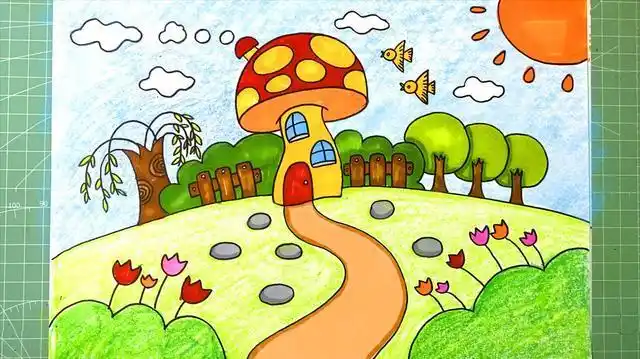 描写春天的图画简笔画二年级