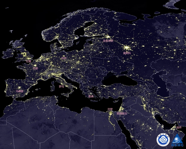 最美灯光秀风云气象卫星带你从太空看